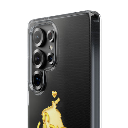 Gold 3D Punjab Map Clear Samsung Case – Minimal Heritage Design